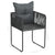5 Piece Garden Dining Set PVC Rattan Black and Brown
