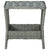 3 Piece Garden Lounge Set with Cushions Poly Rattan Light Grey