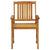 Garden Chairs with Cushions 4 pcs Solid Acacia Wood