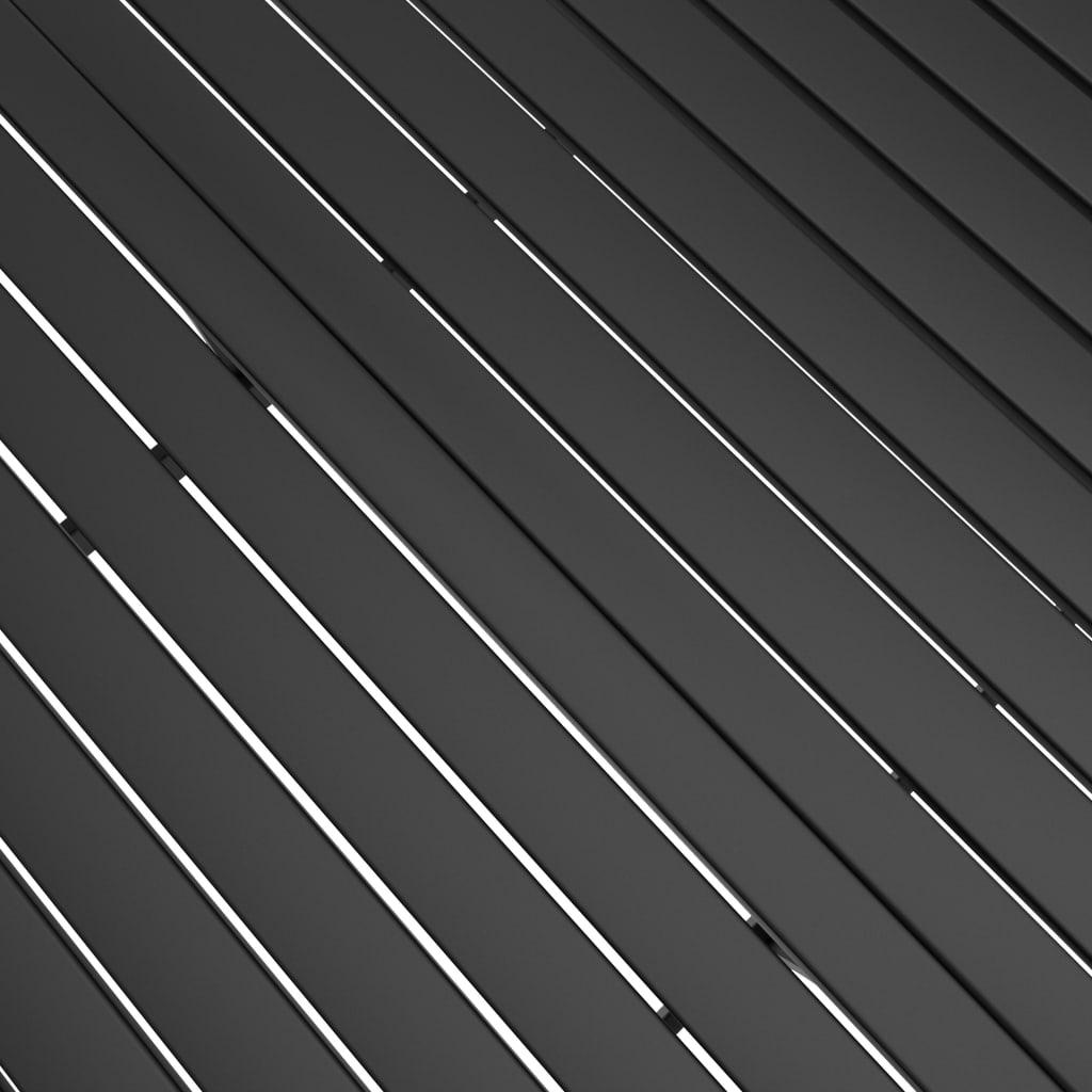 7 Piece Garden Dining Set Textilene and Steel