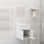 2 Piece Bathroom Furniture Set High Gloss White Engineered Wood
