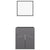 2 Piece Bathroom Furniture Set High Gloss Grey Engineered Wood