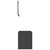 2 Piece Bathroom Furniture Set Grey Engineered Wood