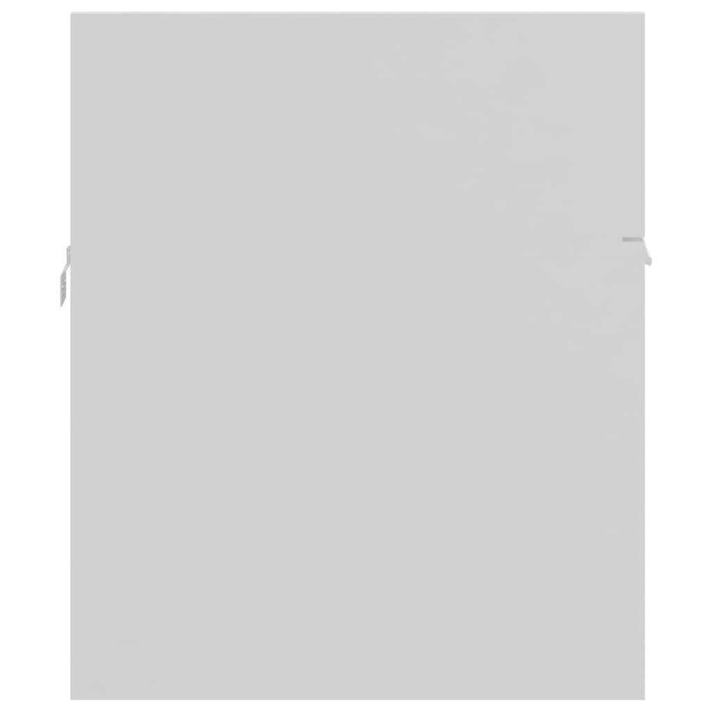 2 Piece Bathroom Furniture Set White Engineered Wood