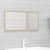 2 Piece Bathroom Furniture Set White and Sonoma Oak Engineered Wood