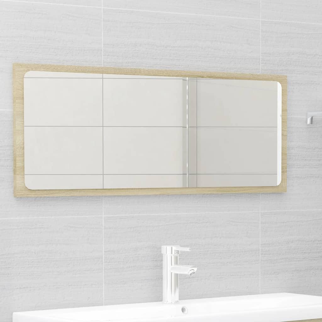 2 Piece Bathroom Furniture Set Sonoma Oak Engineered Wood