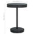 5 Piece Garden Bar Set with Cushions Poly Rattan Black
