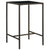 5 Piece Garden Bar Set with Cushions Poly Rattan Brown