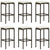 7 Piece Garden Bar Set with Cushions Poly Rattan Brown