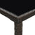 7 Piece Garden Bar Set with Cushions Poly Rattan Brown