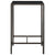 3 Piece Garden Bar Set Poly Rattan Brown