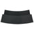 4 Piece Garden Bar Set with Cushions Black