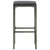 4 Piece Garden Bar Set with Cushions Grey