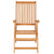 Garden Chairs 2 pcs with Anthracite Cushions Solid Teak Wood