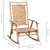Rocking Chair with cushion Bamboo