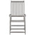 Garden Reclining Chairs 3 pcs with Cushions Solid Acacia Wood