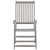Garden Reclining Chairs 3 pcs with Cushions Solid Acacia Wood