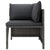 9 Piece Garden Lounge Set with Cushions Poly Rattan Grey