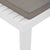 Garden Lounge Chairs with Cushions 2 pcs Plastic White