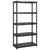 Storage Shelf 5-Tier Black 183x45.7x185 cm Plastic