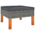9 Piece Garden Lounge Set with Cushions Poly Rattan Grey