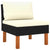 12 Piece Garden Lounge Set with Cushions Poly Rattan Black
