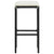 16 Piece Garden Bar Set with Cushions Poly Rattan Black