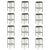 16 Piece Garden Bar Set with Cushions Poly Rattan Grey