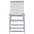 Garden Reclining Chairs 6 pcs with Cushions Solid Acacia Wood