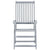 Garden Reclining Chairs 6 pcs with Cushions Solid Acacia Wood