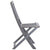Folding Outdoor Chairs 6 pcs with Cushions Solid Acacia Wood