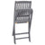Folding Outdoor Chairs 6 pcs with Cushions Solid Acacia Wood