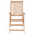 Reclining Garden Chairs 4 pcs Solid Teak Wood