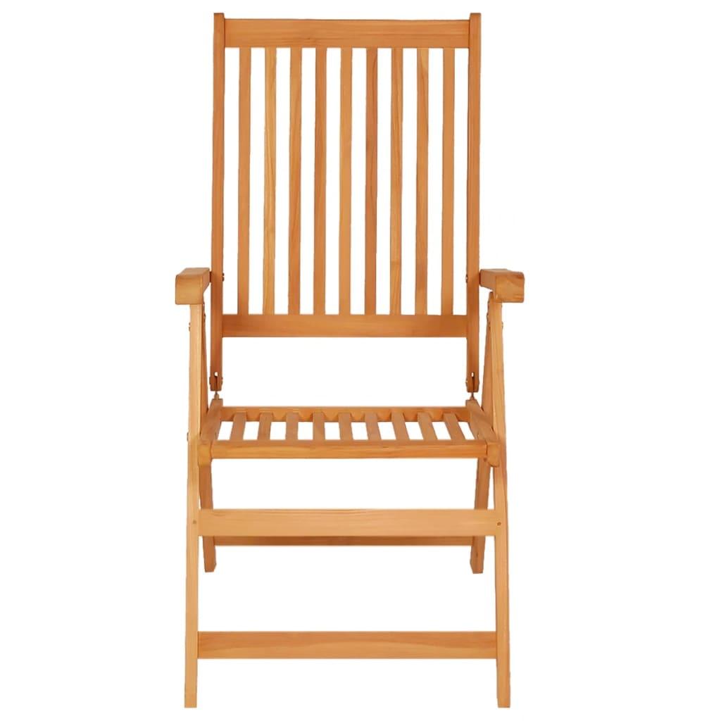 Garden Chairs 4 pcs with Anthracite Cushions Solid Teak Wood
