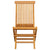 Garden Chairs with Anthracite Cushions 6 pcs Solid Teak Wood