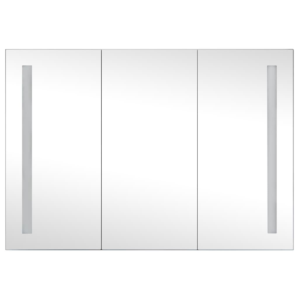 LED Bathroom Mirror Cabinet 89x14x62 cm