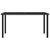7 Piece Garden Dining Set Poly Rattan Black