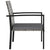 7 Piece Garden Dining Set Poly Rattan Grey