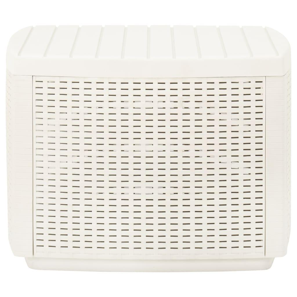 Garden Table White 53x53x40 cm Plastic