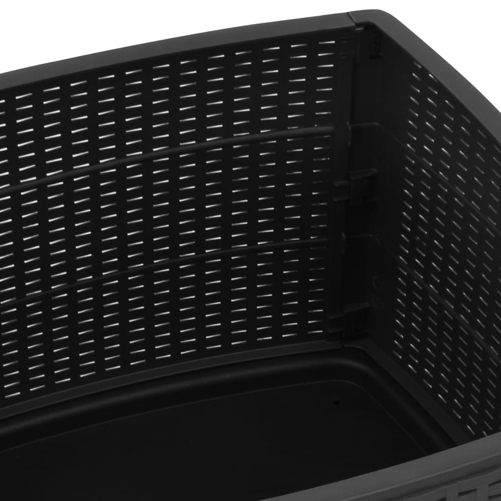 Garden Table Grey 53x53x40 cm Plastic