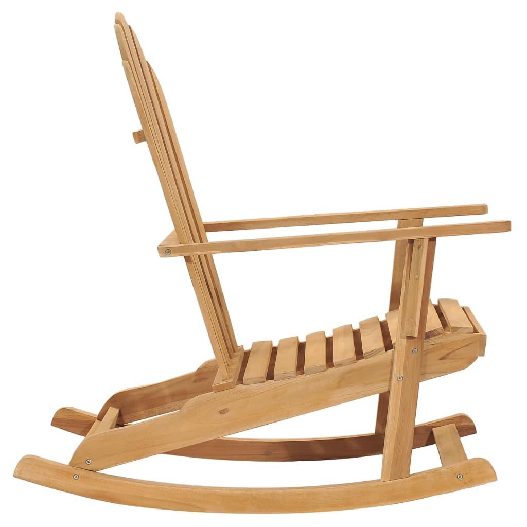 Adirondack Rocking Chair Solid Wood Teak