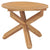 Garden Dining Table Ø90x75 cm Solid Wood Teak