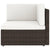 14 Piece Garden Lounge Set with Cushions Brown Poly Rattan