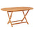 Folding Garden Table 160x85x75 cm Solid Eucalyptus Wood