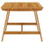 3 Piece Garden Dining Set Brown