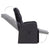 3 Piece Garden Dining Set Black