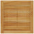 3 Piece Garden Dining Set Brown