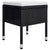 5 Piece Garden Dining Set Black