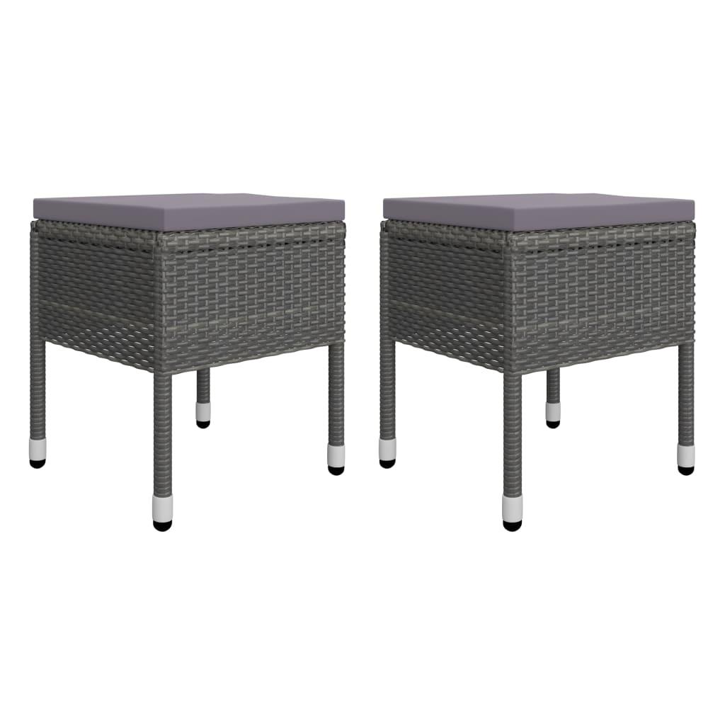 5 Piece Garden Dining Set Grey