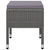 5 Piece Garden Dining Set Grey